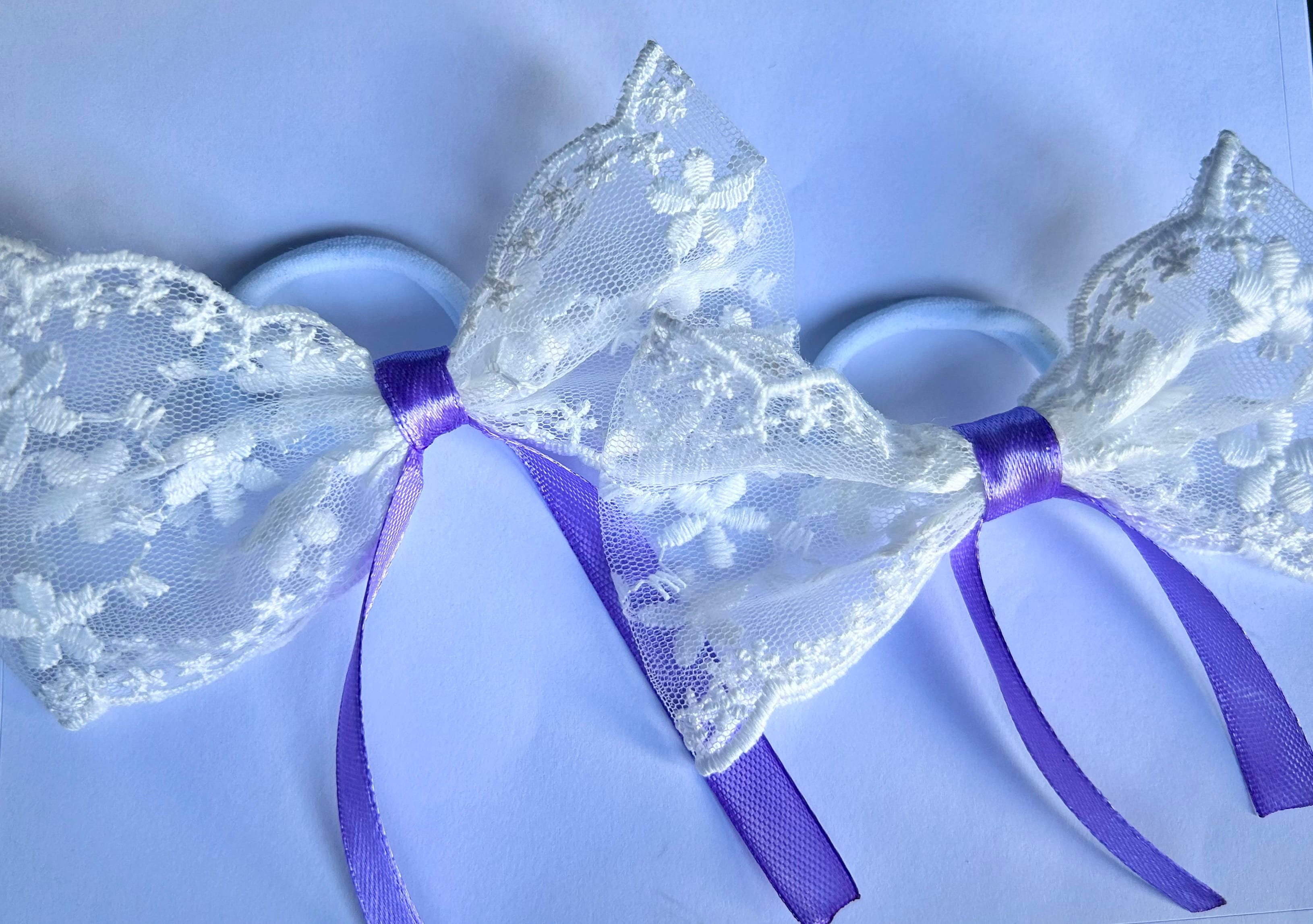 Lace Blossom Bows