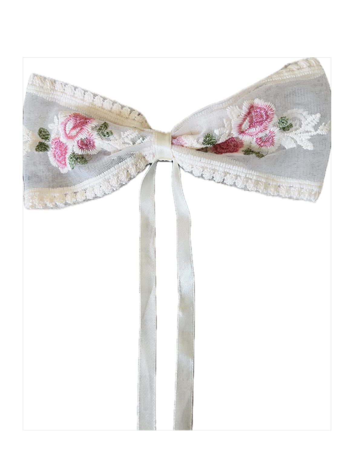 Rose Lace Bow