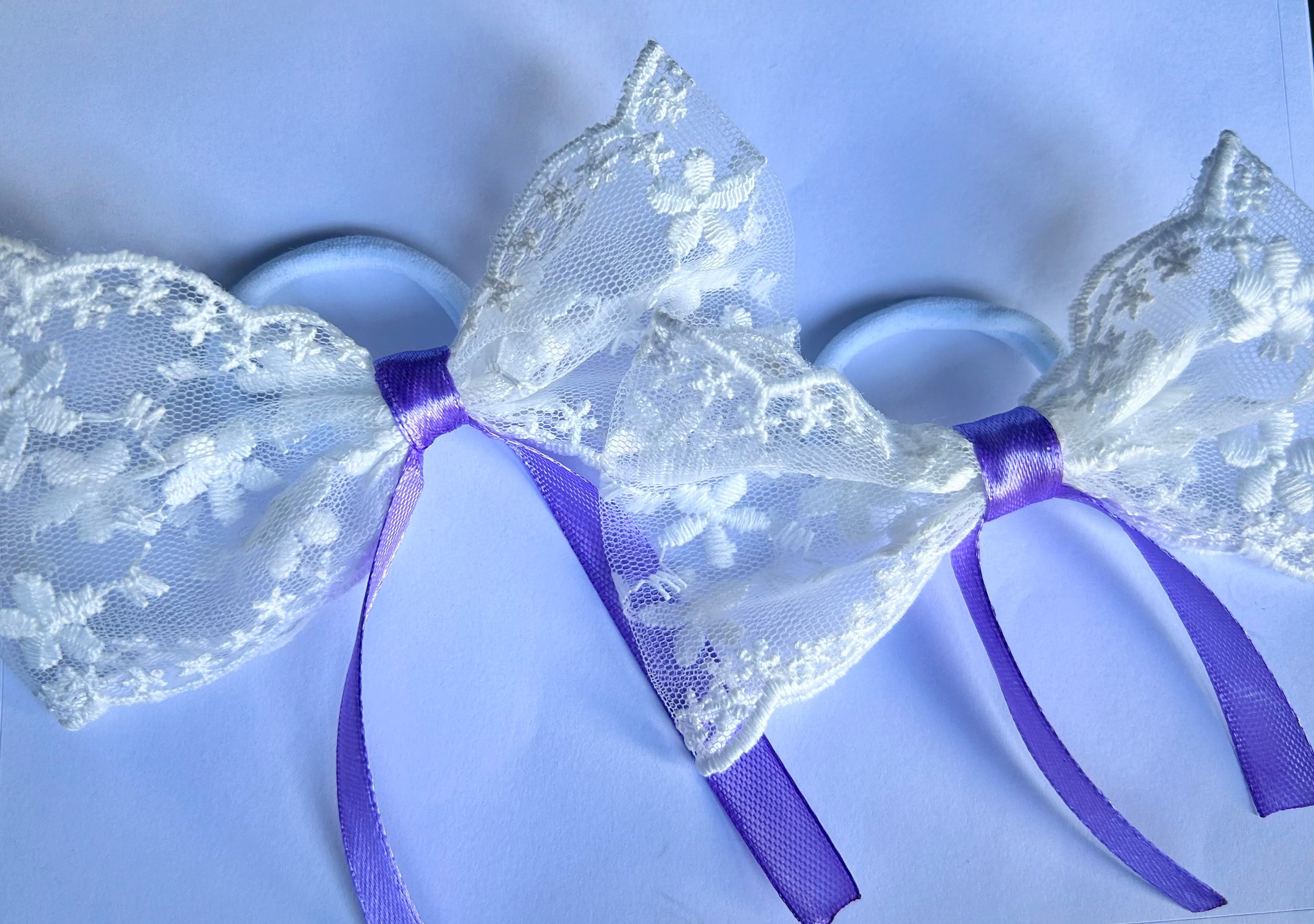 Lace Blossom Bows