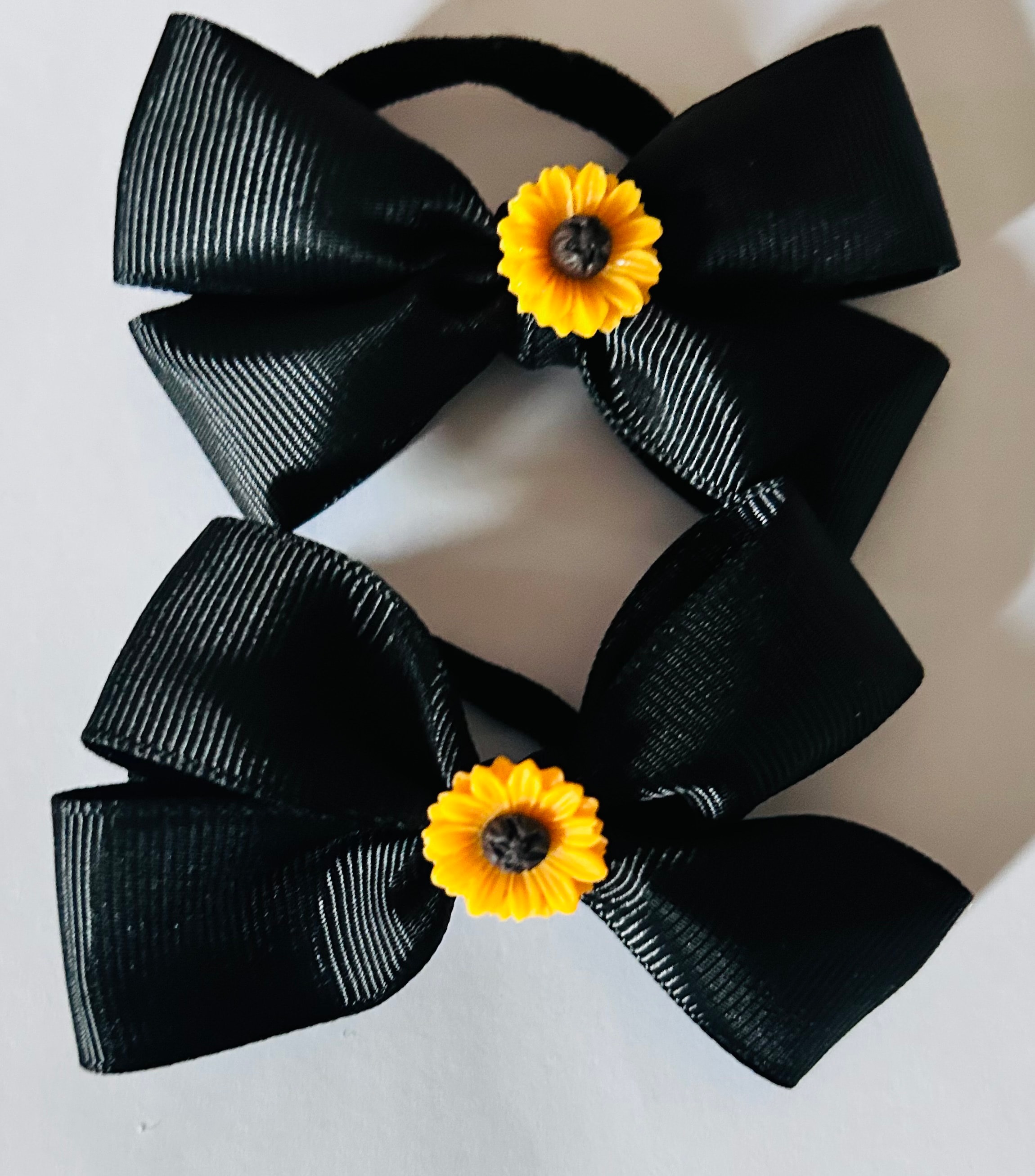 Midnight Bloom Hair Bows