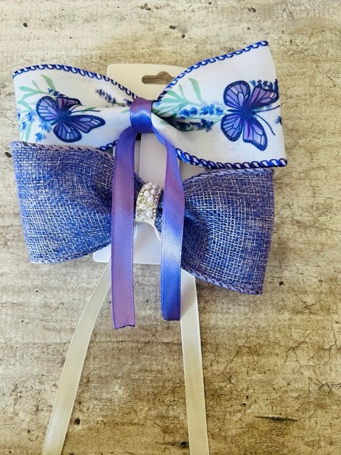 Butterfly & Burlap Bow